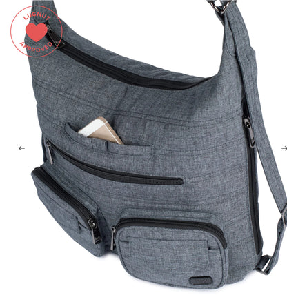 Zipliner Convertible Hobo Bag